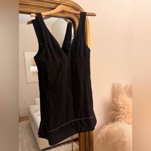 Proenza Shouler White Label Black Sleeveless Dress